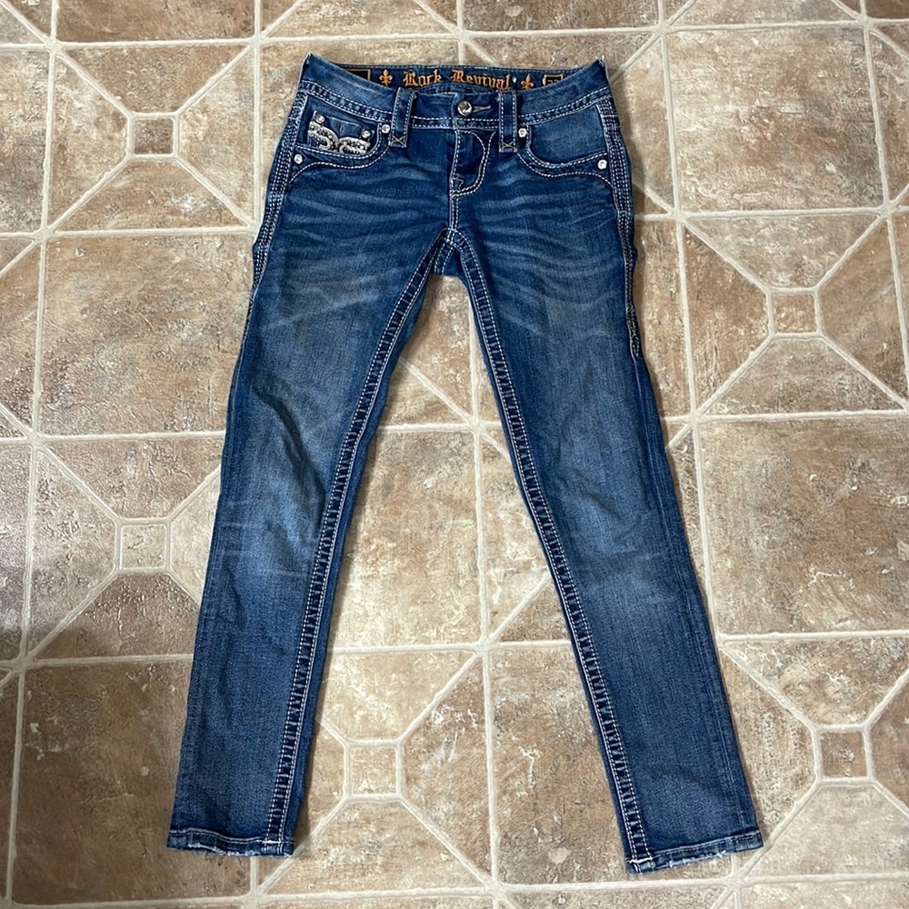 Rock Revival Crop Jeans